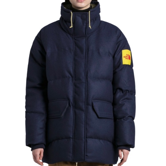 The North Face Women’s Brown Label Larkspur Wool Down Oversized Jacket - Picture 12 of 13